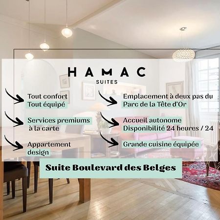 Suite Des Belges Parc Tete D'Or - 4 A 6 Voyageurs Lyon Kültér fotó